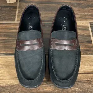 Sperry Men\'s Monterey Penny Black Slip-On Loafers Sperry Monterey Penny Loafers Shoes Mens 11.5 Black Brown  main image 4